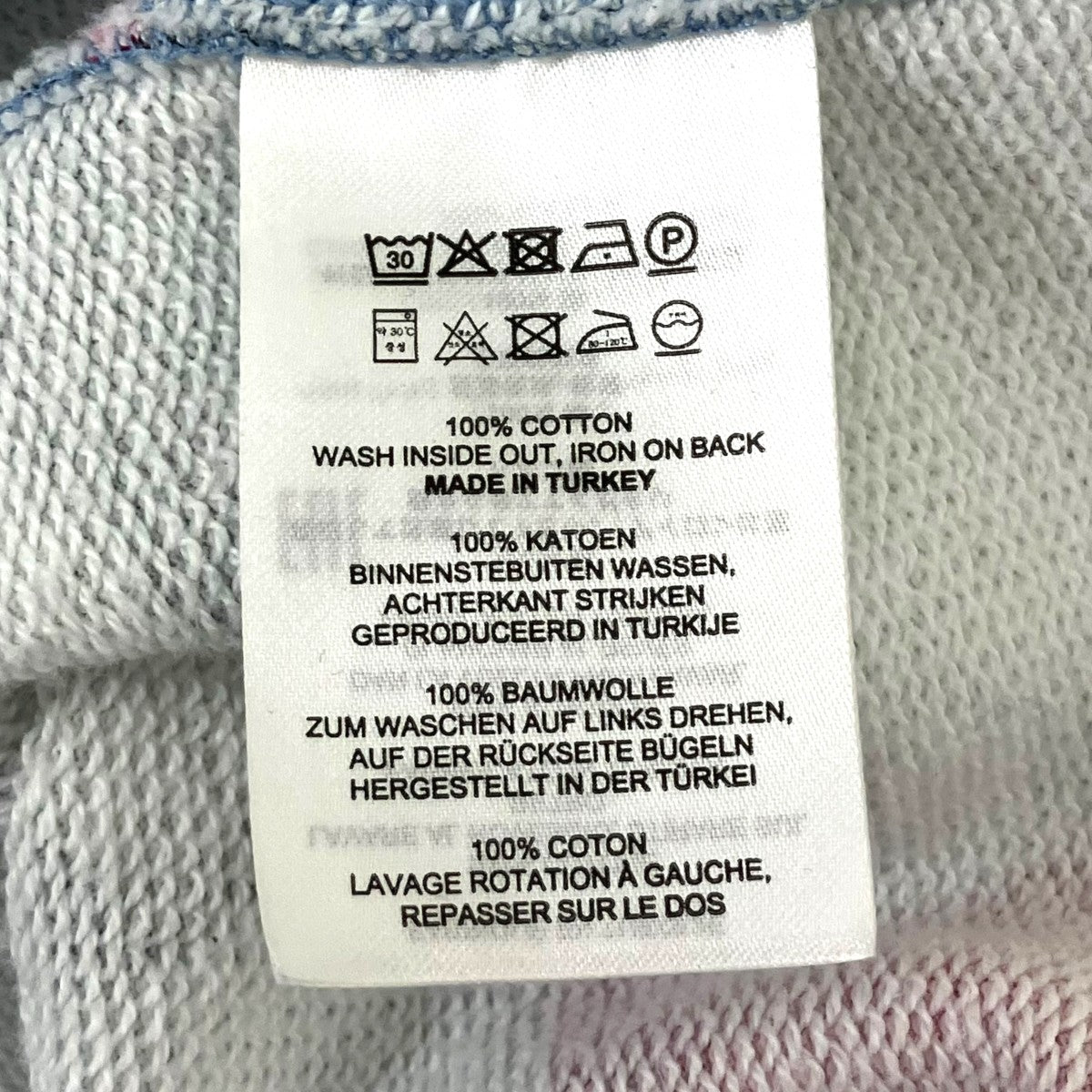 DRIES VAN NOTEN 総柄ジップパーカー 古着・中古-7枚目のアイテム画像