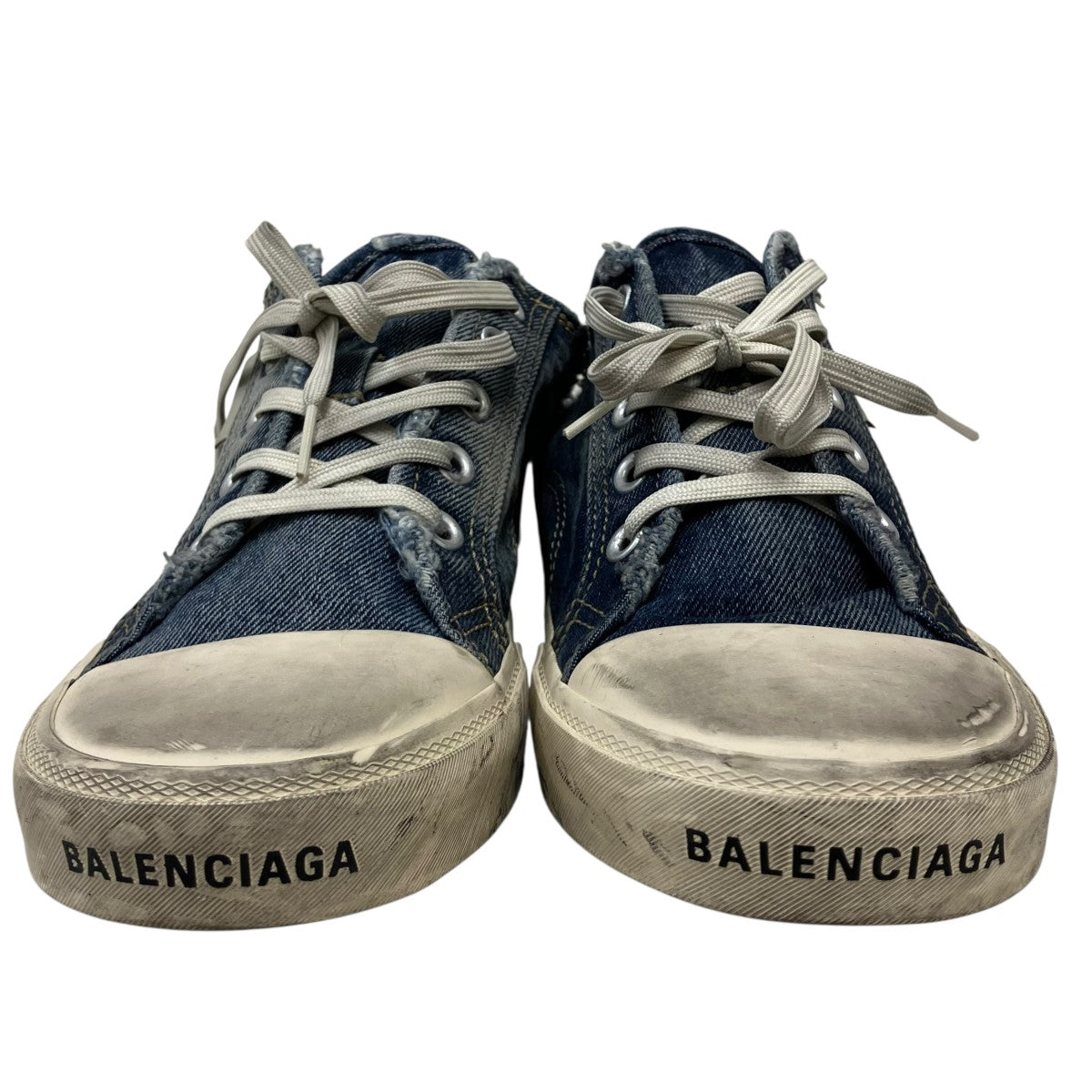 BALENCIAGA デストロイコットンミュールスニーカーローカットスニーカー 古着・中古-3枚目のアイテム画像