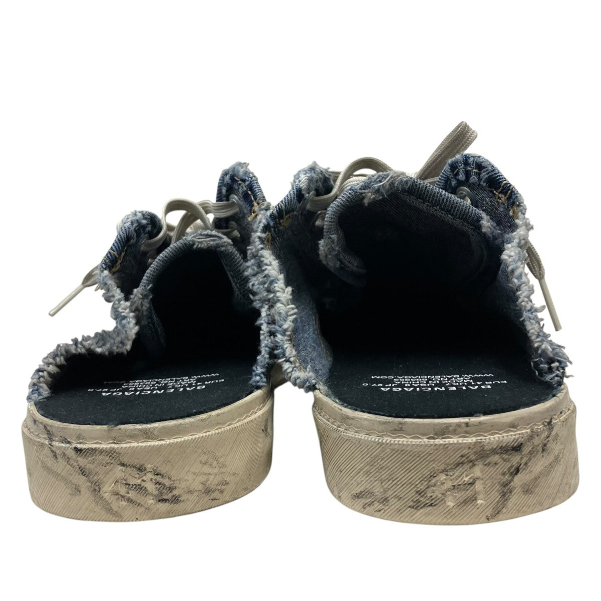 BALENCIAGA デストロイコットンミュールスニーカーローカットスニーカー 古着・中古-5枚目のアイテム画像