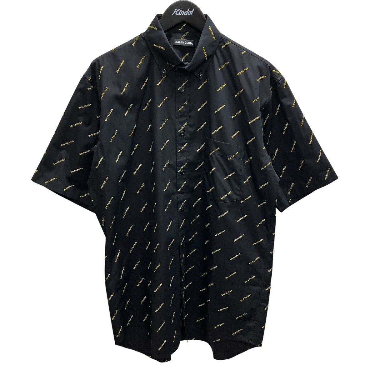 BALENCIAGA 総柄半袖シャツ 古着・中古-1枚目のアイテム画像