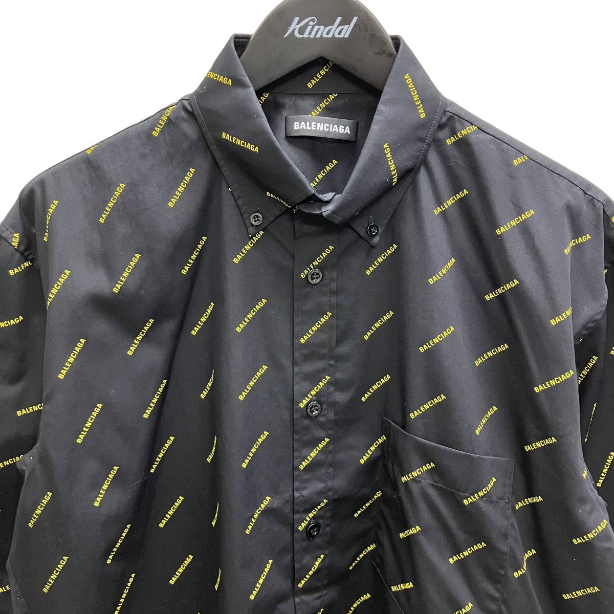 BALENCIAGA 総柄半袖シャツ 古着・中古-2枚目のアイテム画像