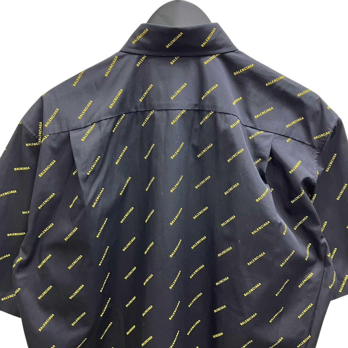 BALENCIAGA 総柄半袖シャツ 古着・中古-4枚目のアイテム画像