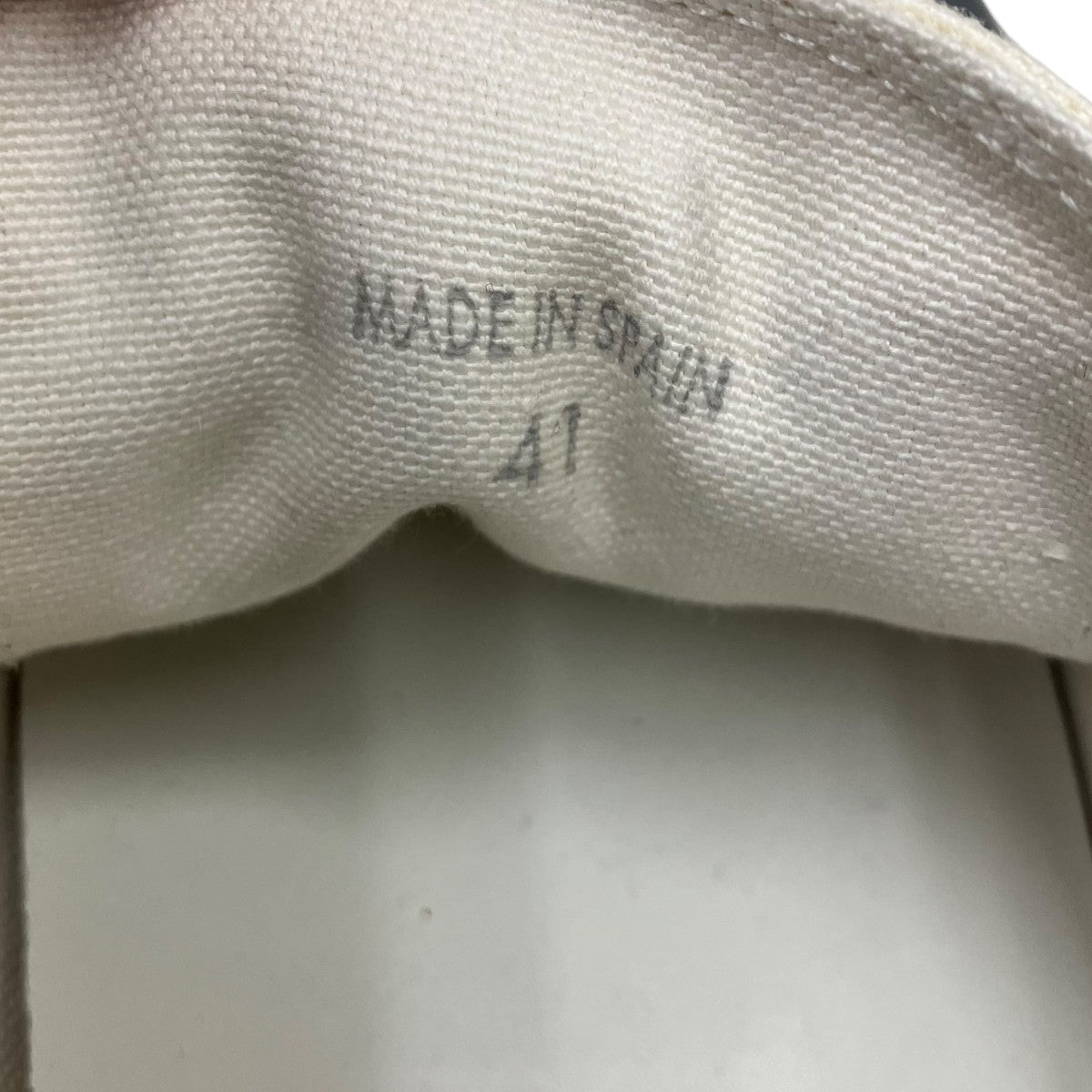 JIL SANDER(ジルサンダー) キャンバススニーカー ホワイト サイズ 41