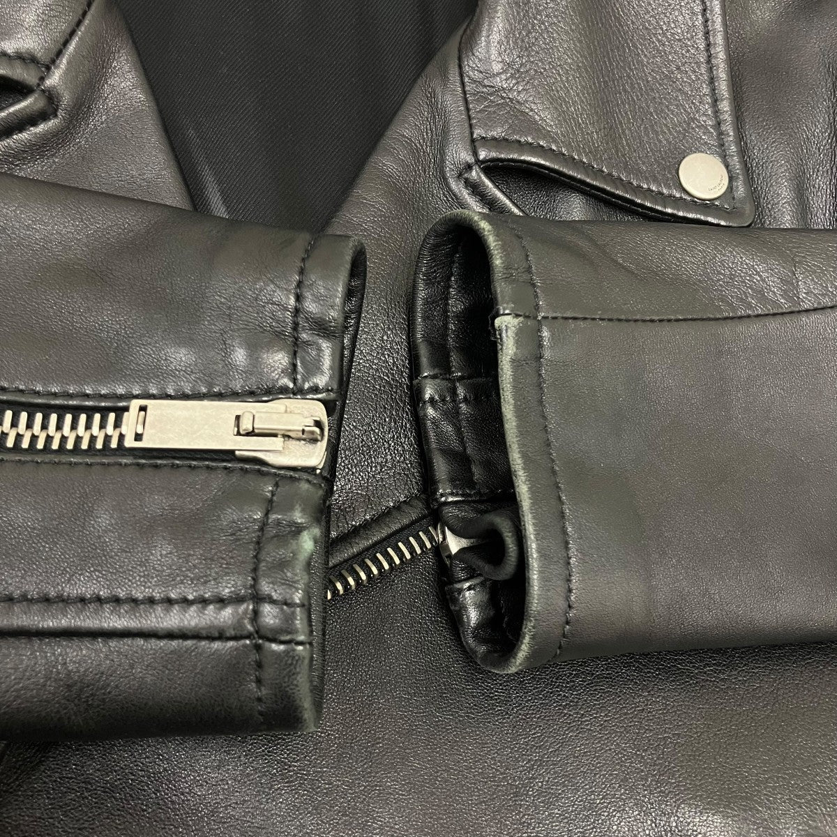 Saint Laurent Paris(サンローランパリ) ラムレザーライダース