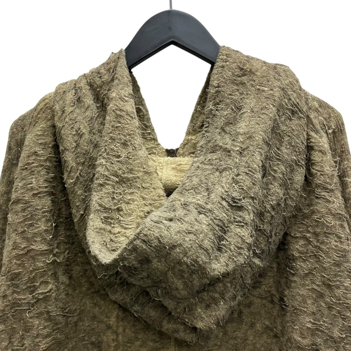 JULIUS 26SS COTTON PILE JACQUARD ZIP UP HOODIE ジップパーカー 古着・中古-4枚目のアイテム画像