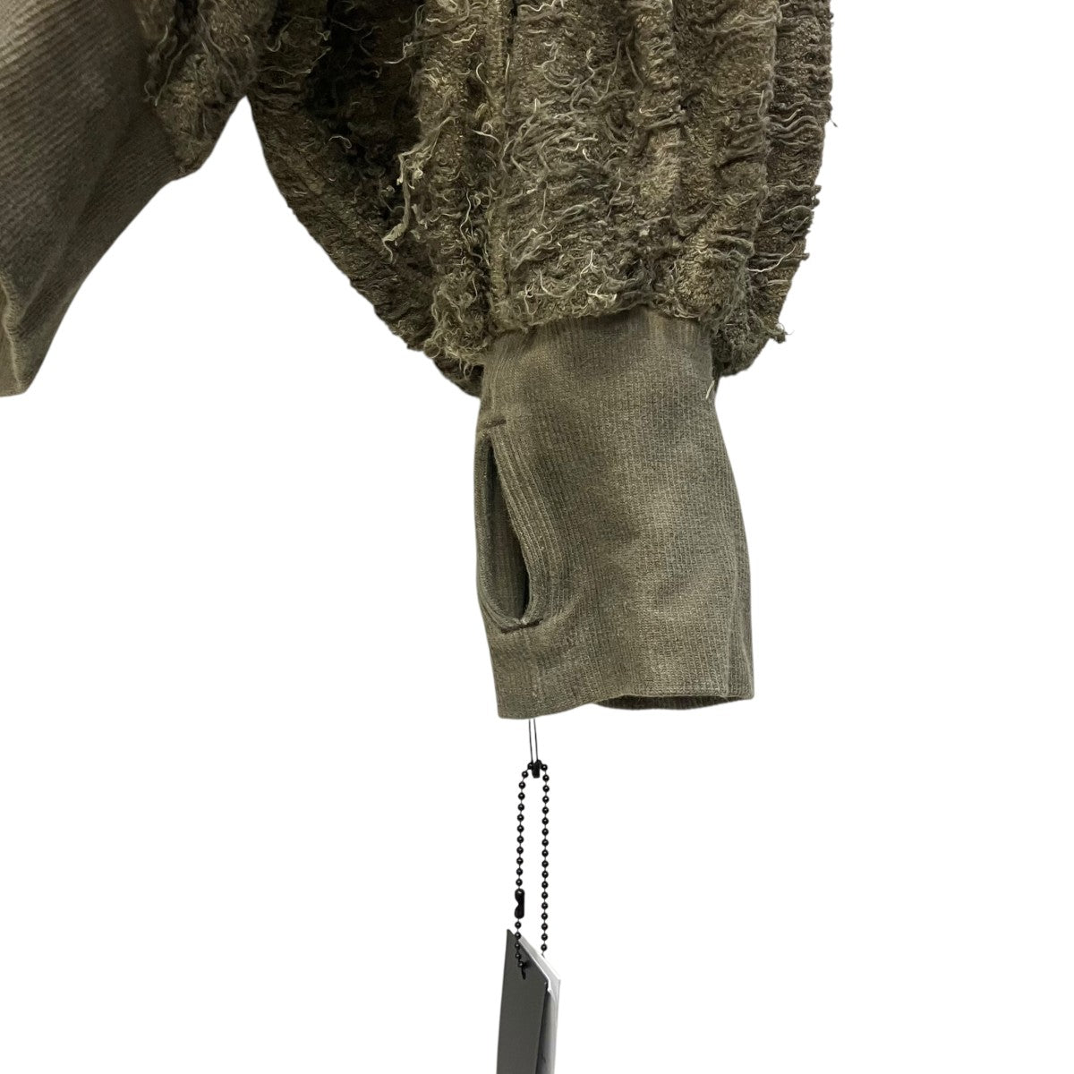 JULIUS 26SS COTTON PILE JACQUARD ZIP UP HOODIE ジップパーカー 古着・中古-5枚目のアイテム画像