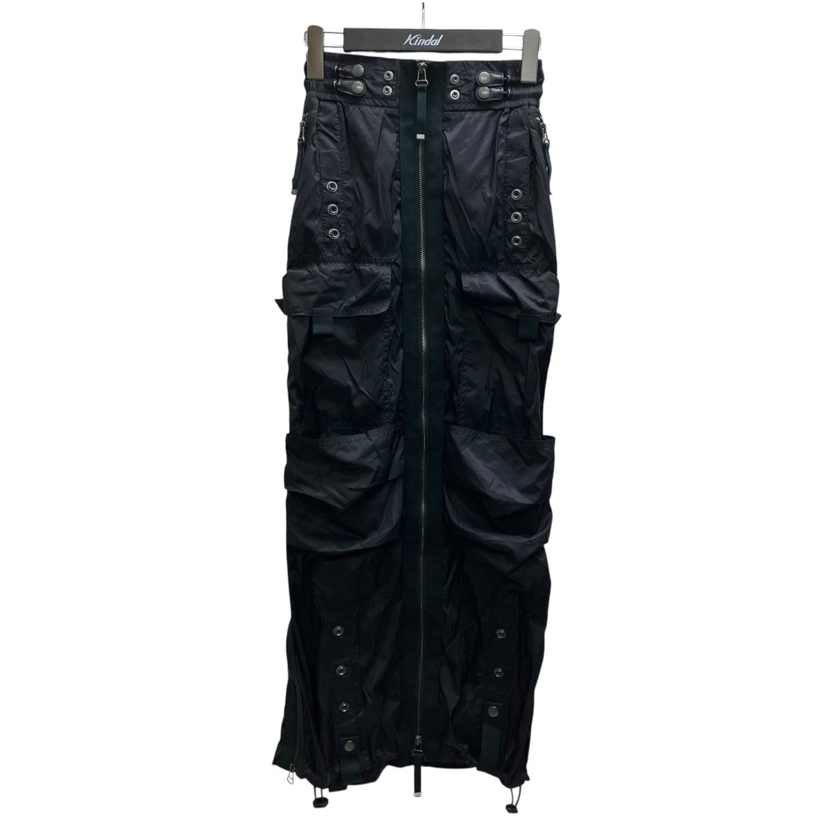 DIESEL O-CREPナイロンジップスカート 古着・中古-1枚目のアイテム画像