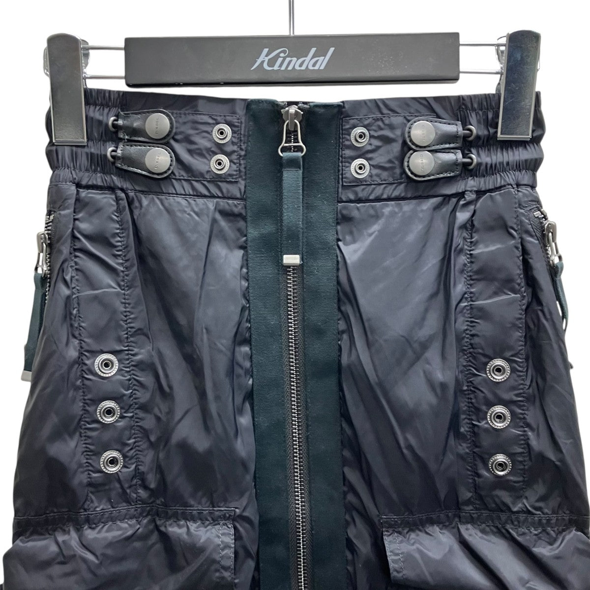DIESEL O-CREPナイロンジップスカート 古着・中古-2枚目のアイテム画像