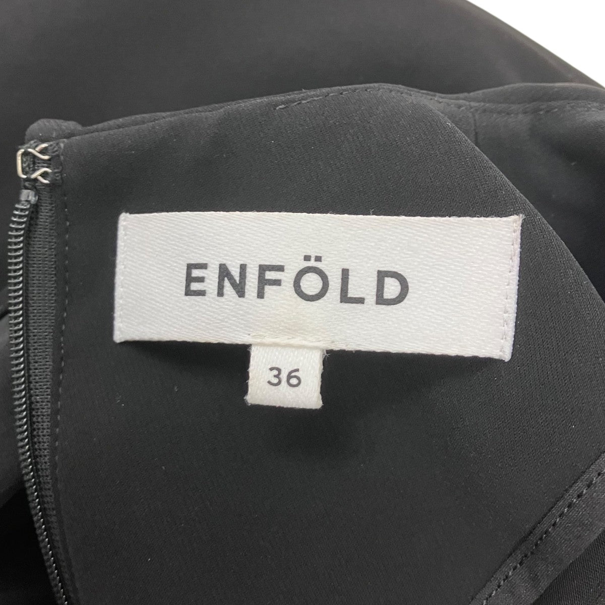 ENFOLD スクエア ワイドワンピース 古着・中古-5枚目のアイテム画像