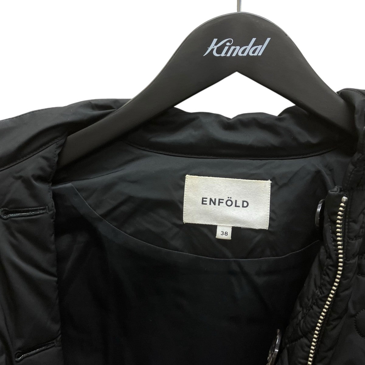 ENFOLD QUILTING BOX COAT キルティングコート 古着・中古-3枚目のアイテム画像