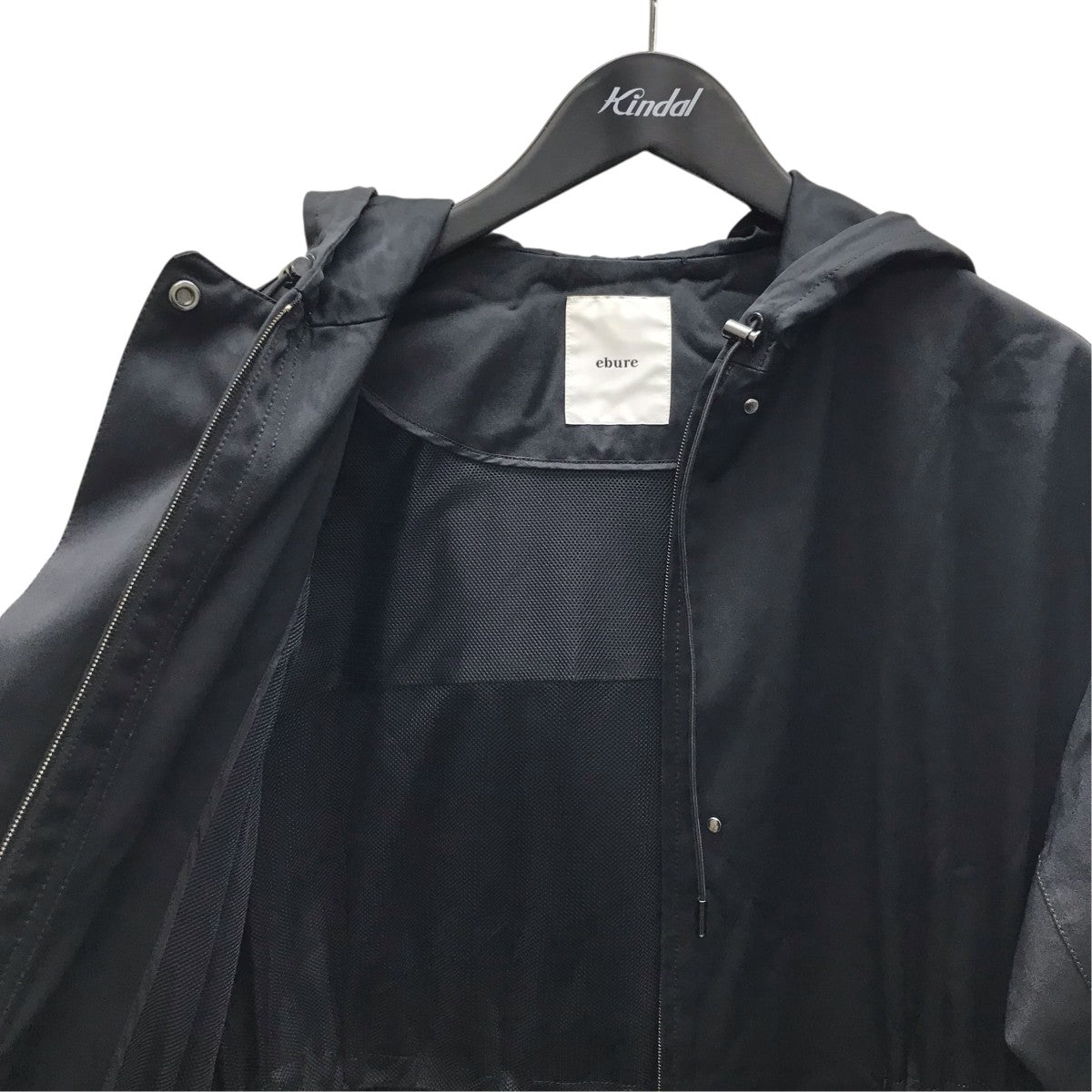 ebure ナイロンロングコート 古着・中古-5枚目のアイテム画像