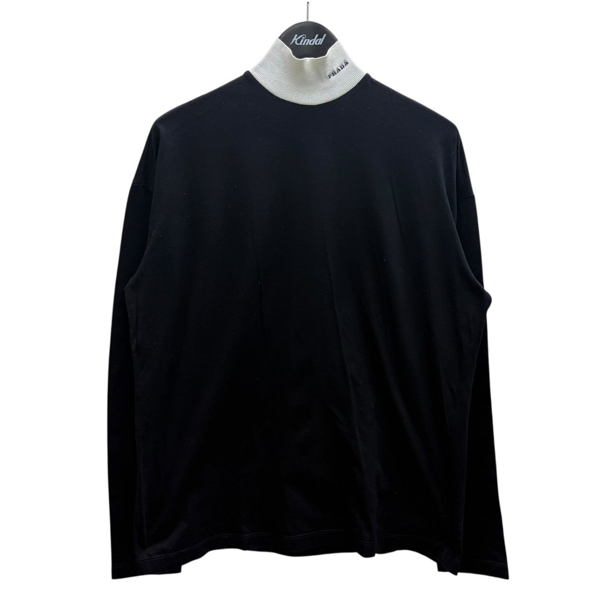 PRADA 襟ロゴロングカットソー 古着・中古-1枚目のアイテム画像