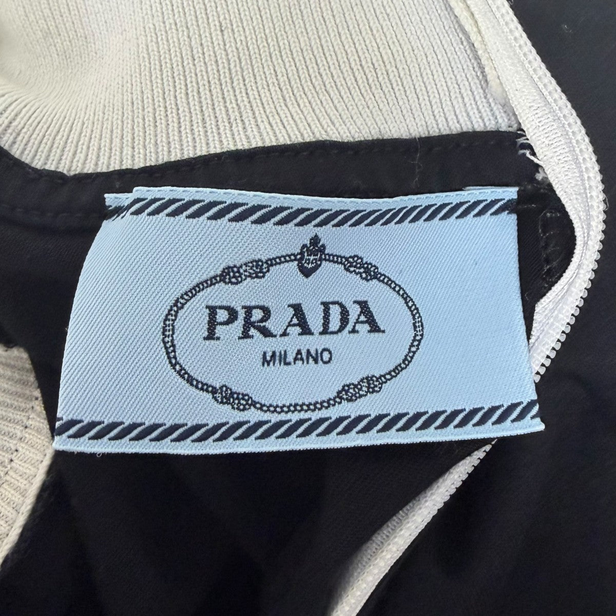 PRADA 襟ロゴロングカットソー 古着・中古-4枚目のアイテム画像