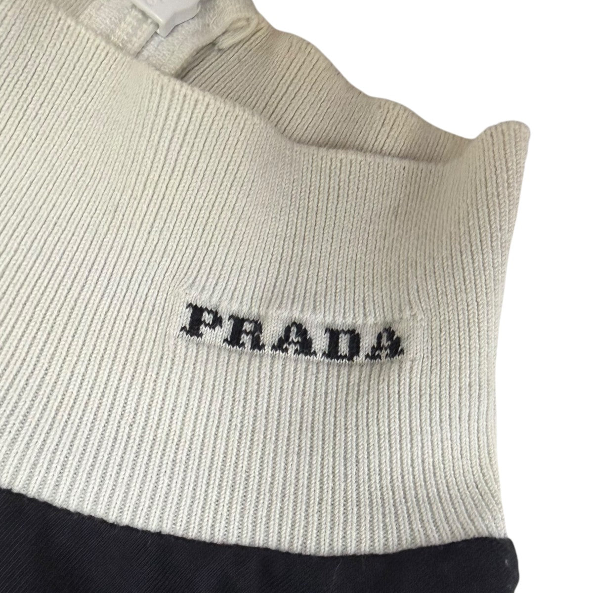 PRADA 襟ロゴロングカットソー 古着・中古-5枚目のアイテム画像