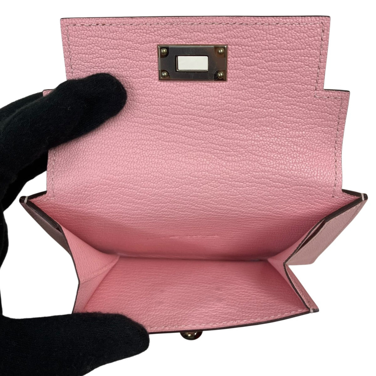 HERMES Y刻印ケリーポケットコンパクトコインケース 古着・中古-3枚目のアイテム画像