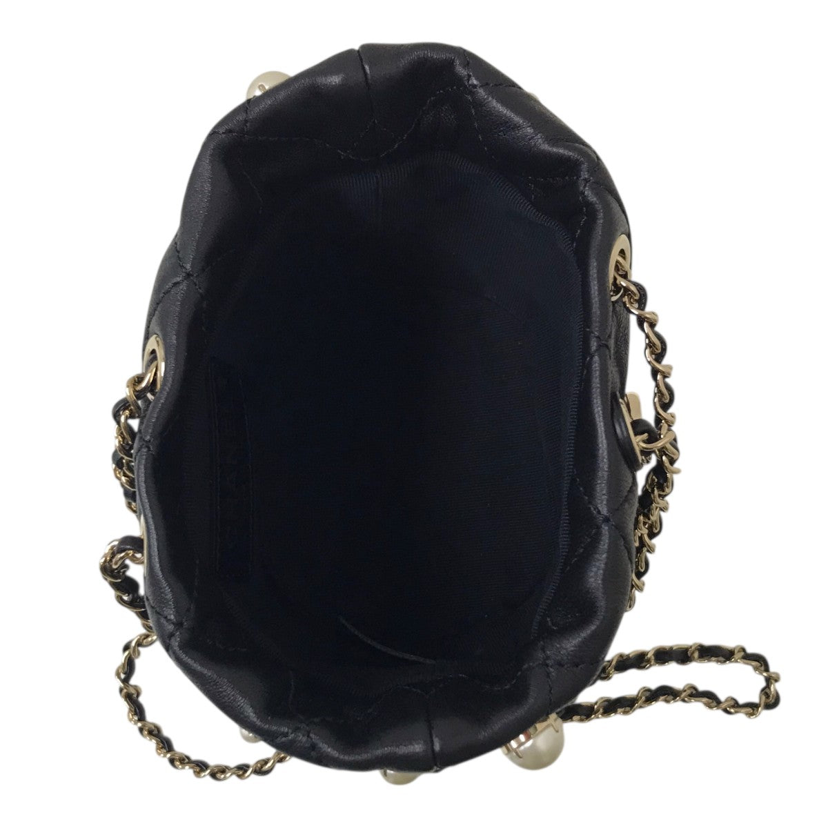 CHANEL(シャネル) パールバスケットバッグ 3107**** ブラック｜【公式