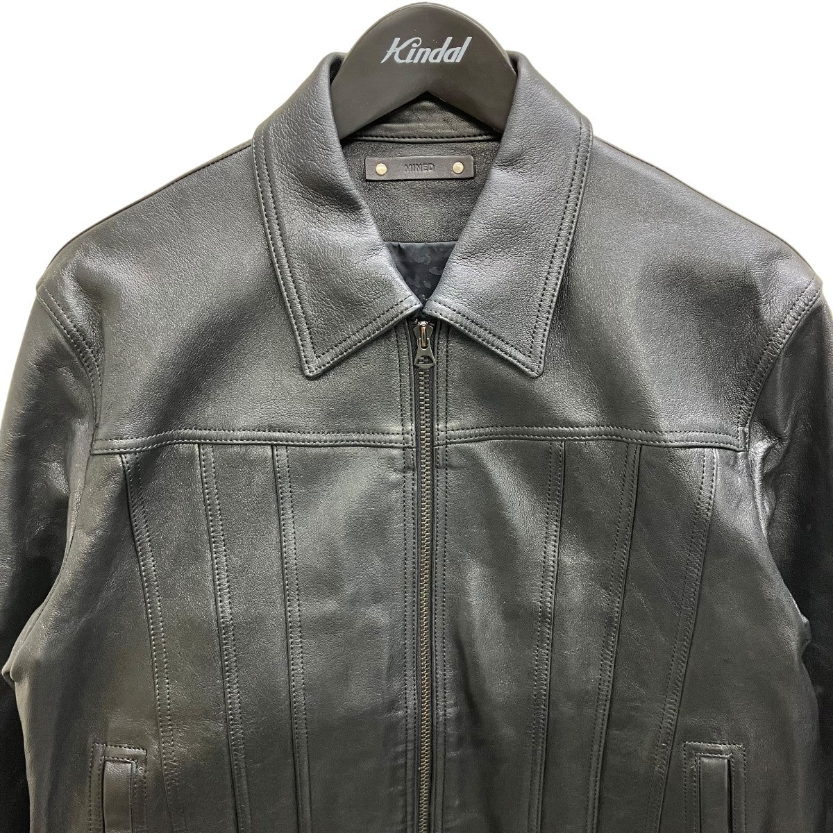 21AW RIB ZIPUP JACKET シープスキンジップジャケット
