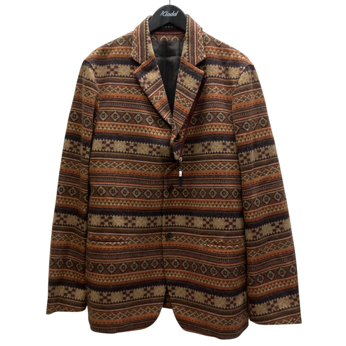 YOHJI YAMAMOTO ネイティブ柄ジャケット 古着・中古-1枚目のアイテム画像