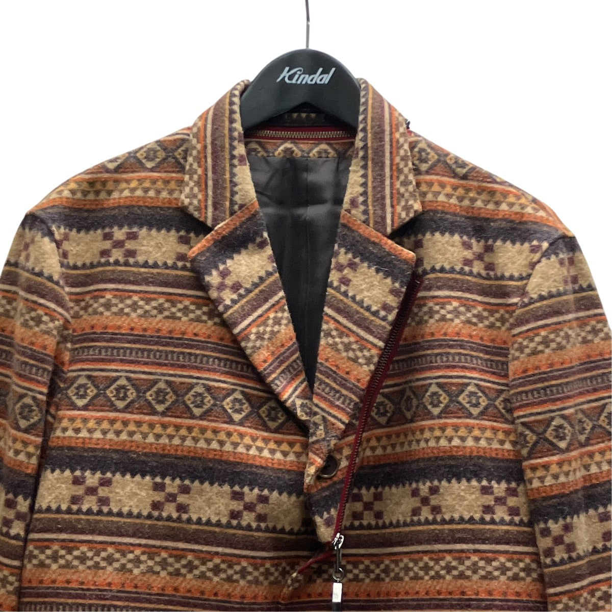 YOHJI YAMAMOTO ネイティブ柄ジャケット 古着・中古-2枚目のアイテム画像