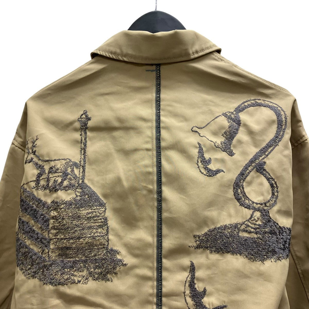 KAPPOGI SLEEVES WITH EMBROIDERY ジップジャケット