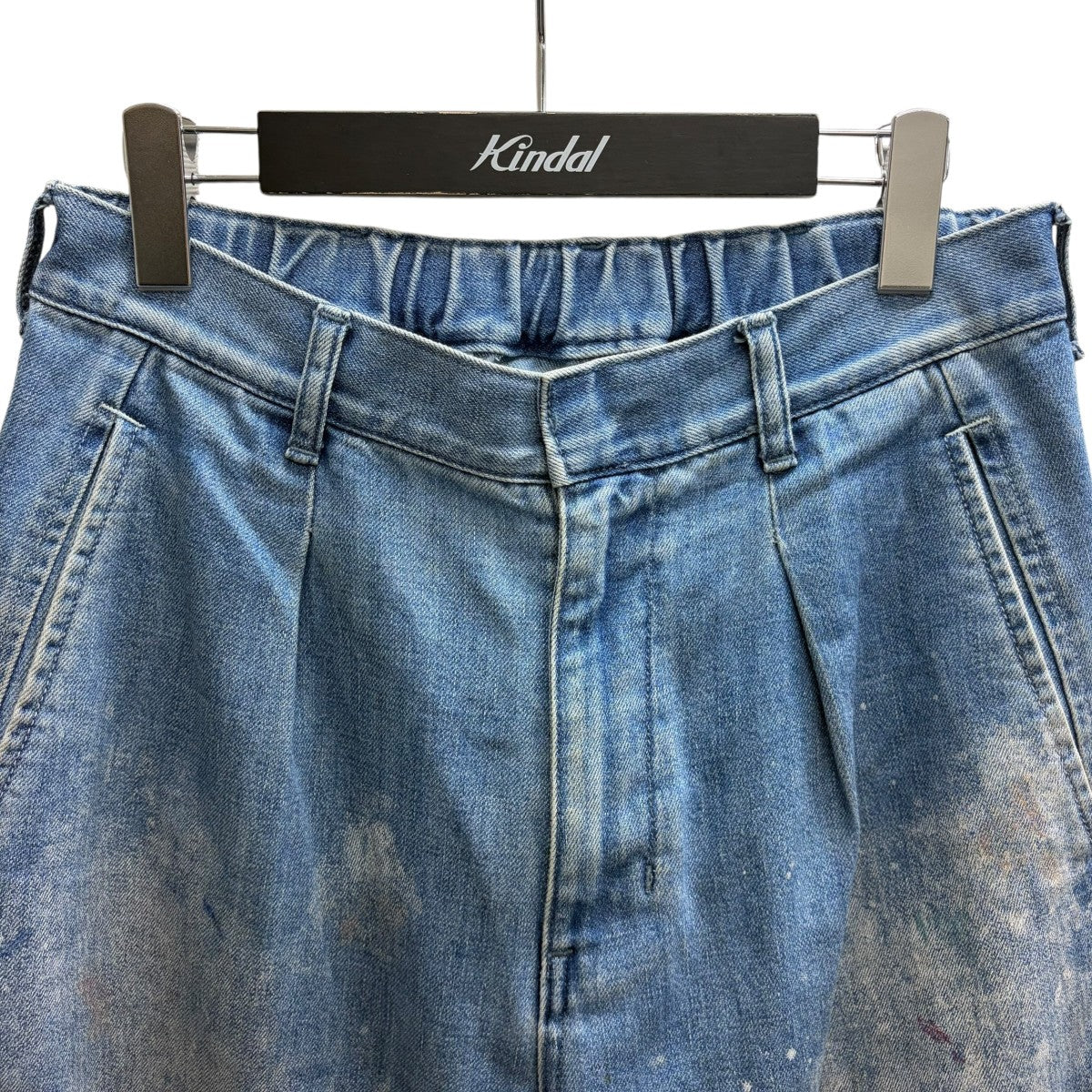 ペイントデニムパンツ