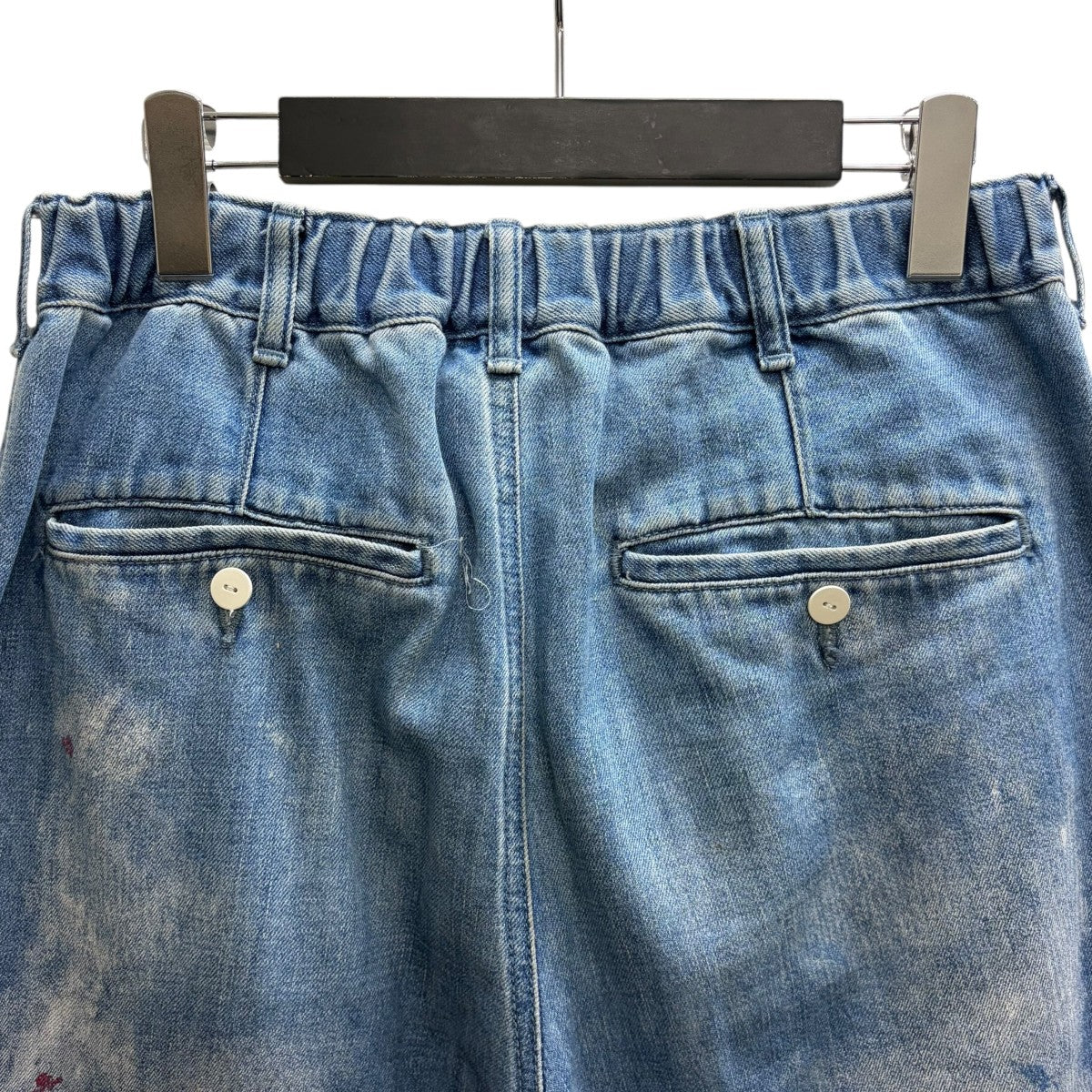 ペイントデニムパンツ