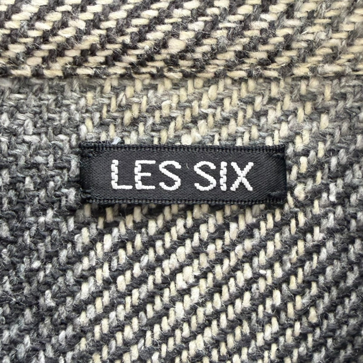 LES SIX フランネルシャツ 古着・中古-4枚目のアイテム画像