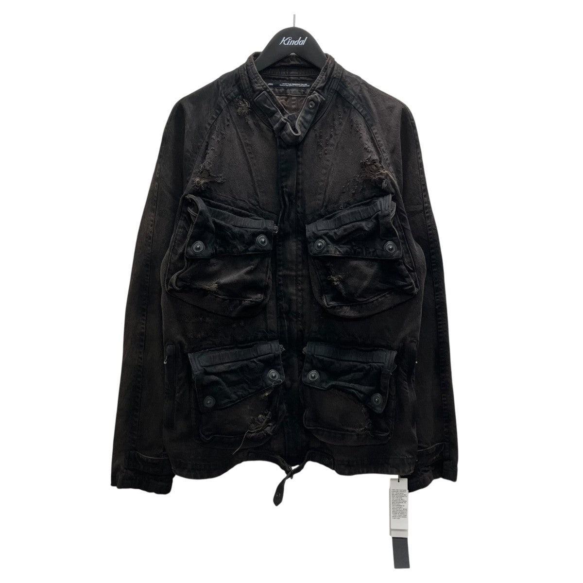 JULIUS 25AW 12OZ DENIM BLOUSON D．BRW ガスマスクジャケット 古着・中古-1枚目のアイテム画像