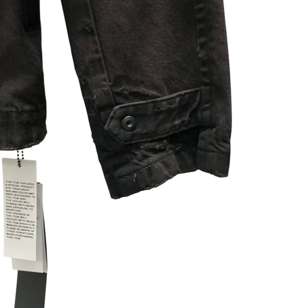 JULIUS 25AW 12OZ DENIM BLOUSON D．BRW ガスマスクジャケット 古着・中古-6枚目のアイテム画像