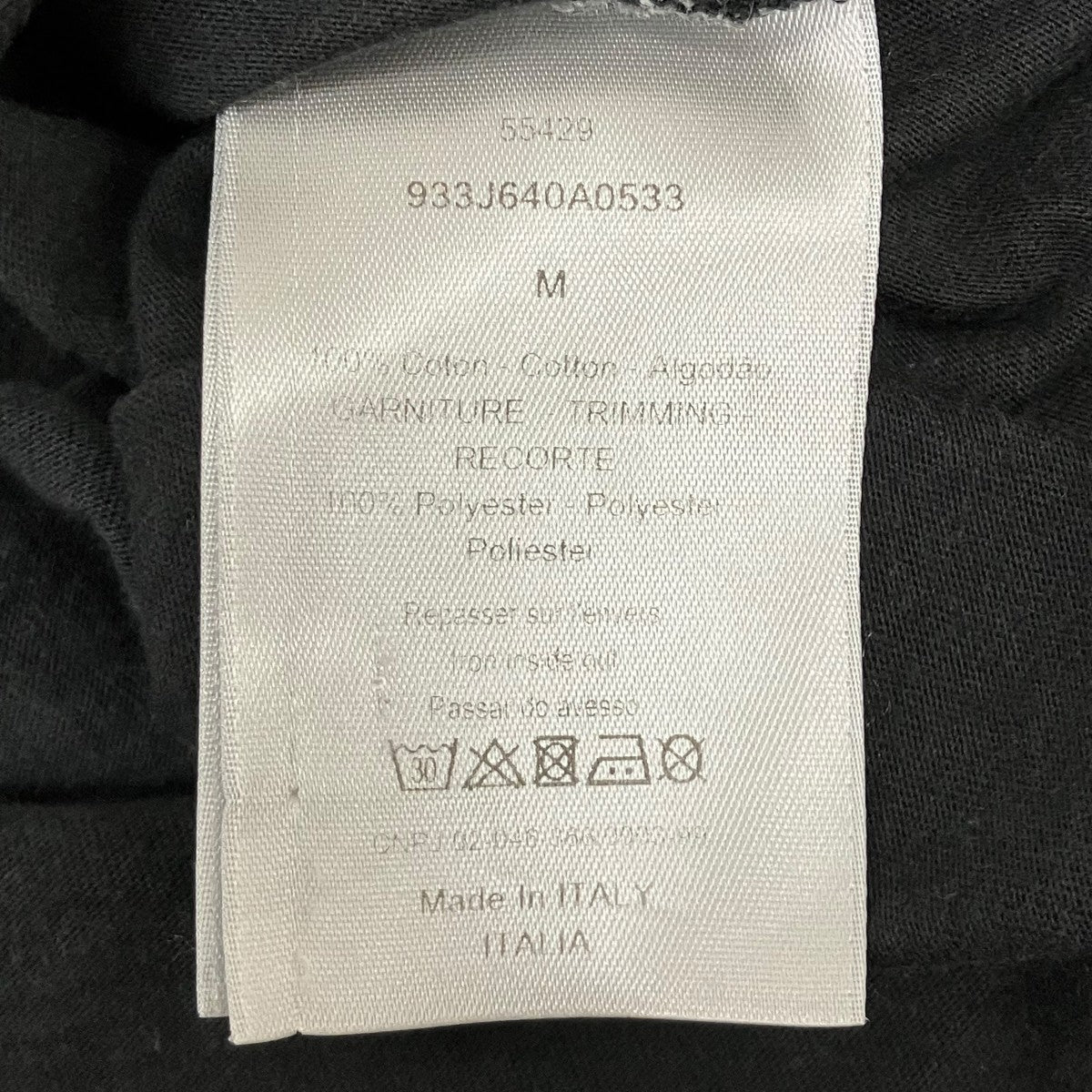 DIOR 19AW 半袖カットソー 古着・中古-8枚目のアイテム画像