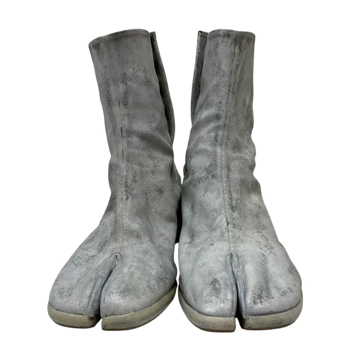 Maison Margiela(メゾンマルジェラ) ペンキ加工足袋ブーツ ホワイト