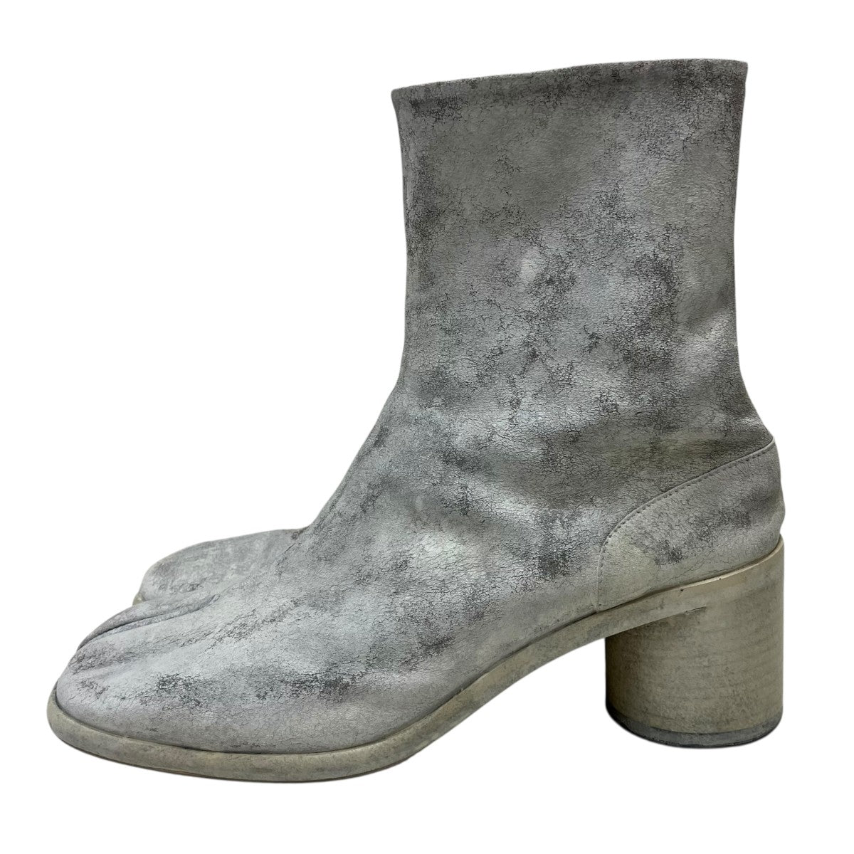 Maison Margiela(メゾンマルジェラ) ペンキ加工足袋ブーツ ホワイト