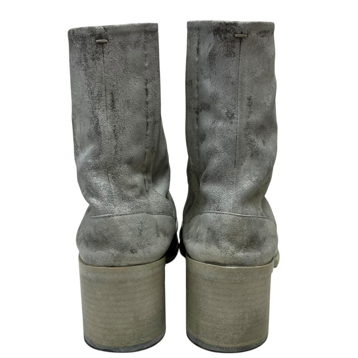 Maison Margiela(メゾンマルジェラ) ペンキ加工足袋ブーツ ホワイト