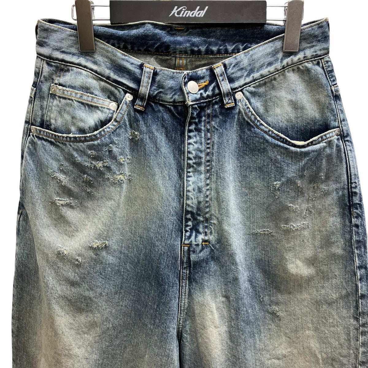 ANCELLM 26SS ♯05 AGING type-D デニムパンツ 古着・中古-2枚目のアイテム画像