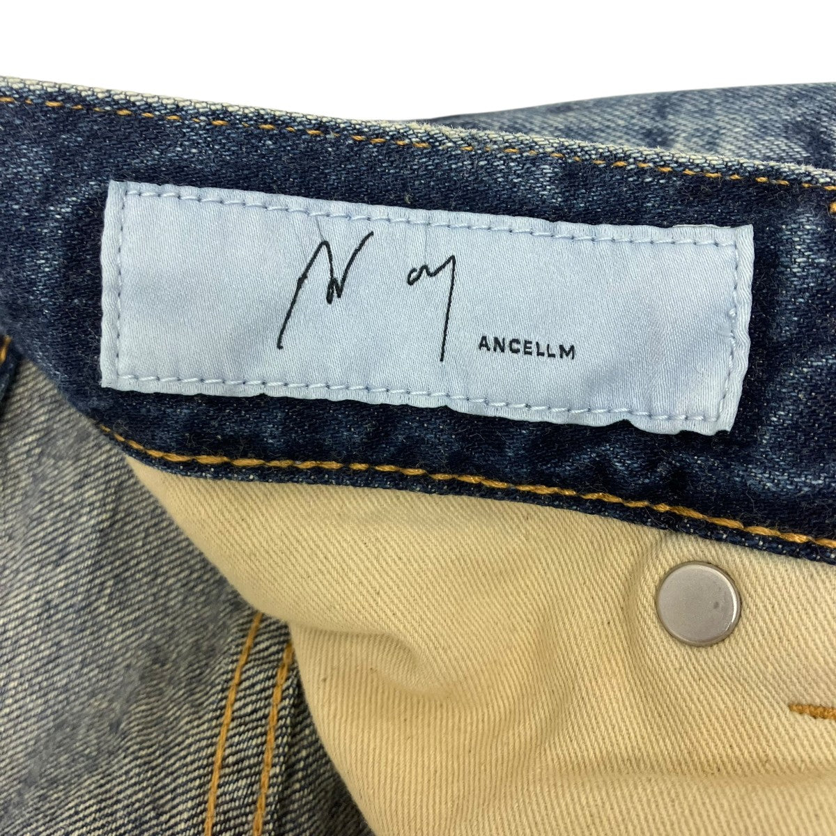 ANCELLM 26SS ♯05 AGING type-D デニムパンツ 古着・中古-7枚目のアイテム画像