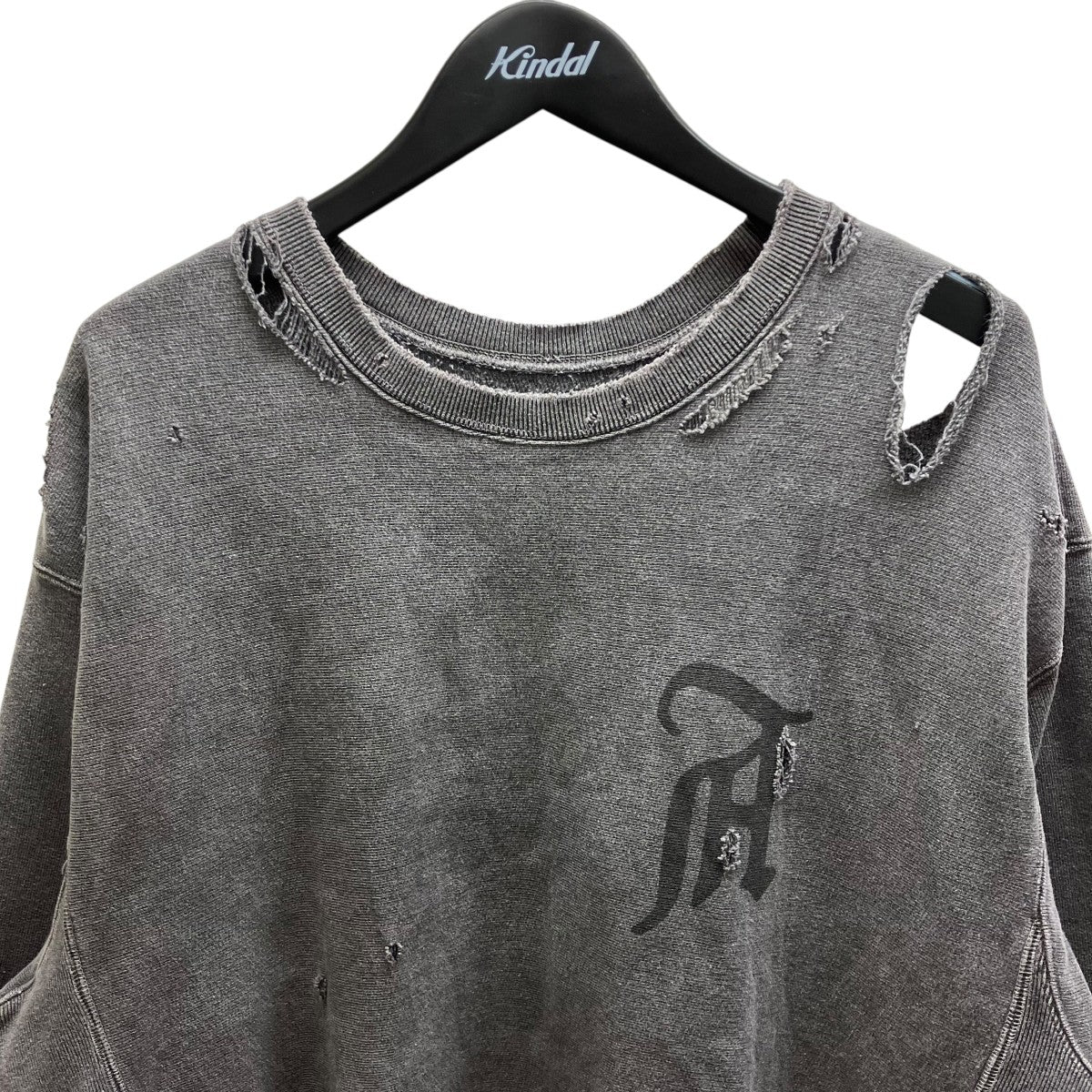 CRASH SWEAT SHIRT クラッシュスウェットシャツ