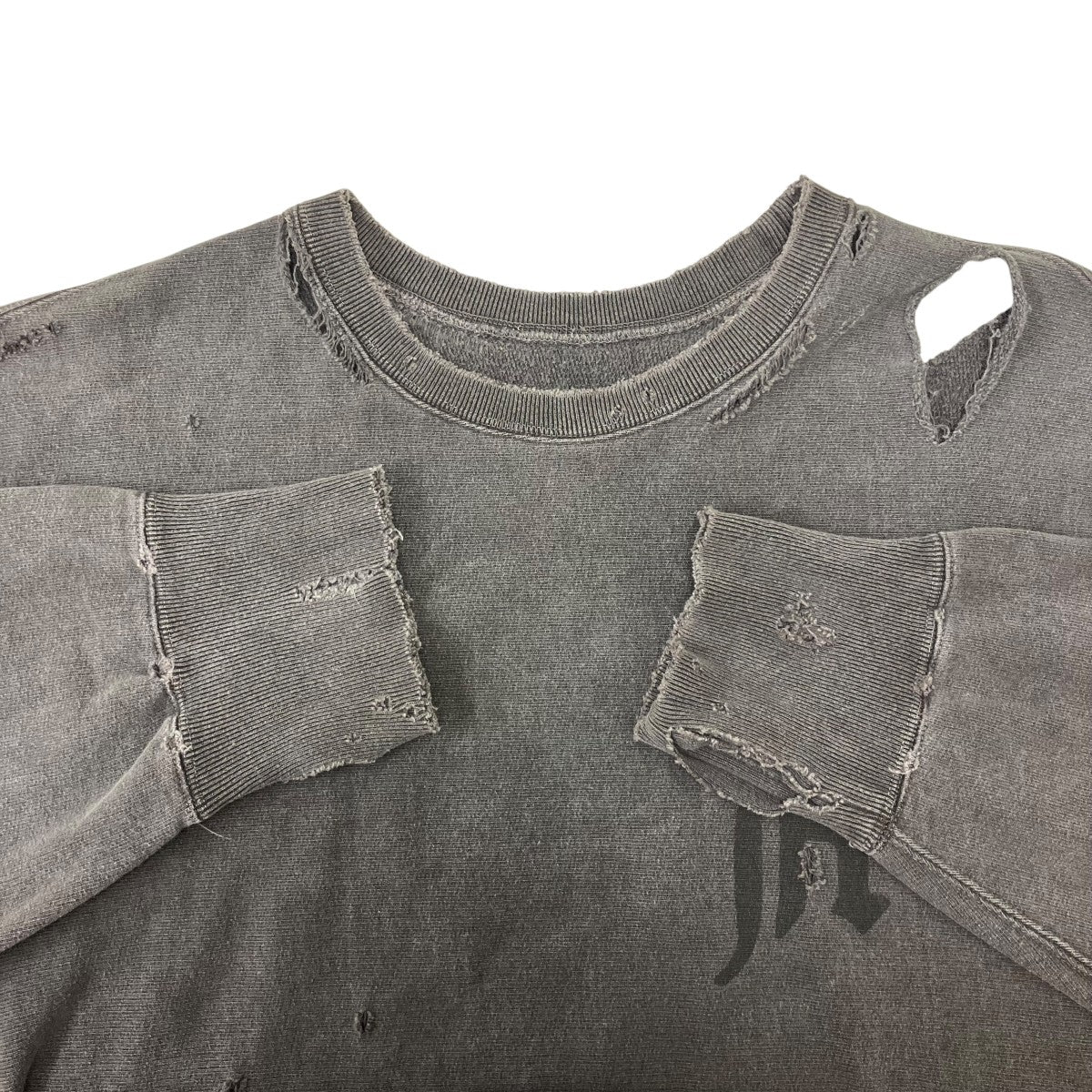 CRASH SWEAT SHIRT クラッシュスウェットシャツ