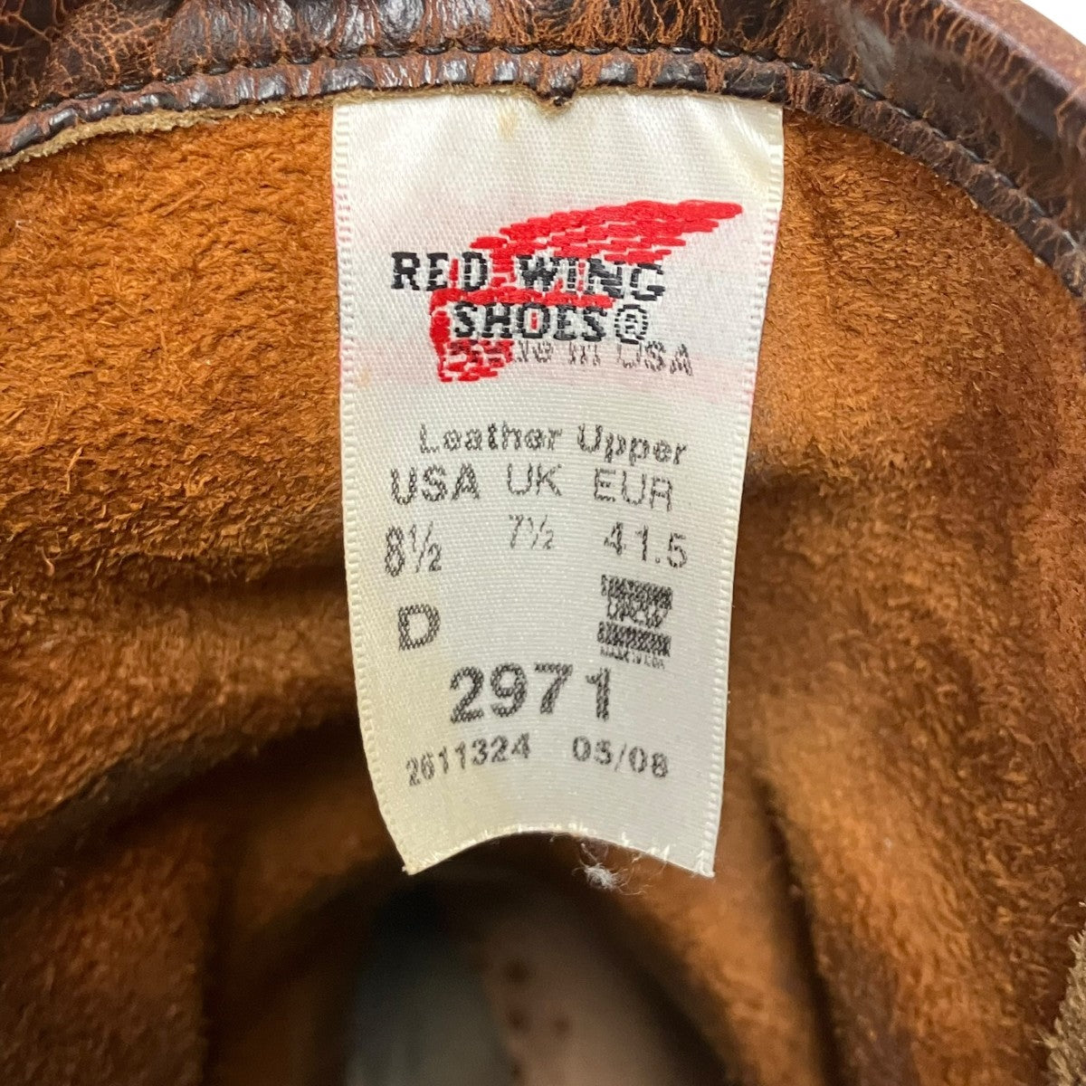 RED WING 297108年製 エンジニアブーツ 古着・中古-10枚目のアイテム画像