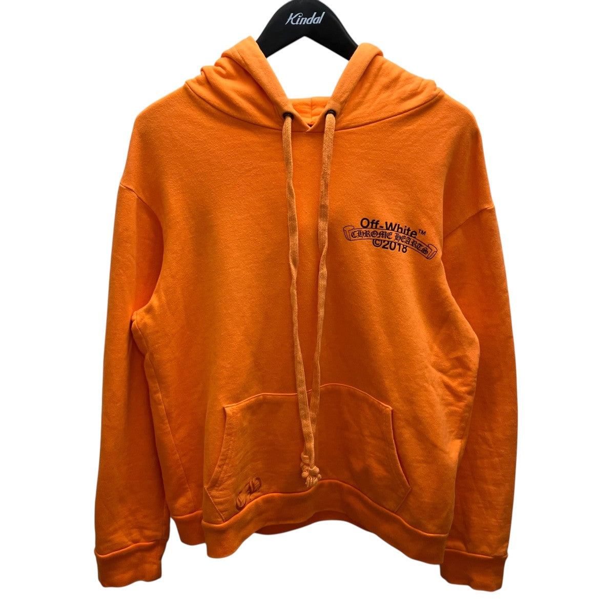 CHROME HEARTS×OFFWHITE プルオーバーパーカー 古着・中古-1枚目のアイテム画像