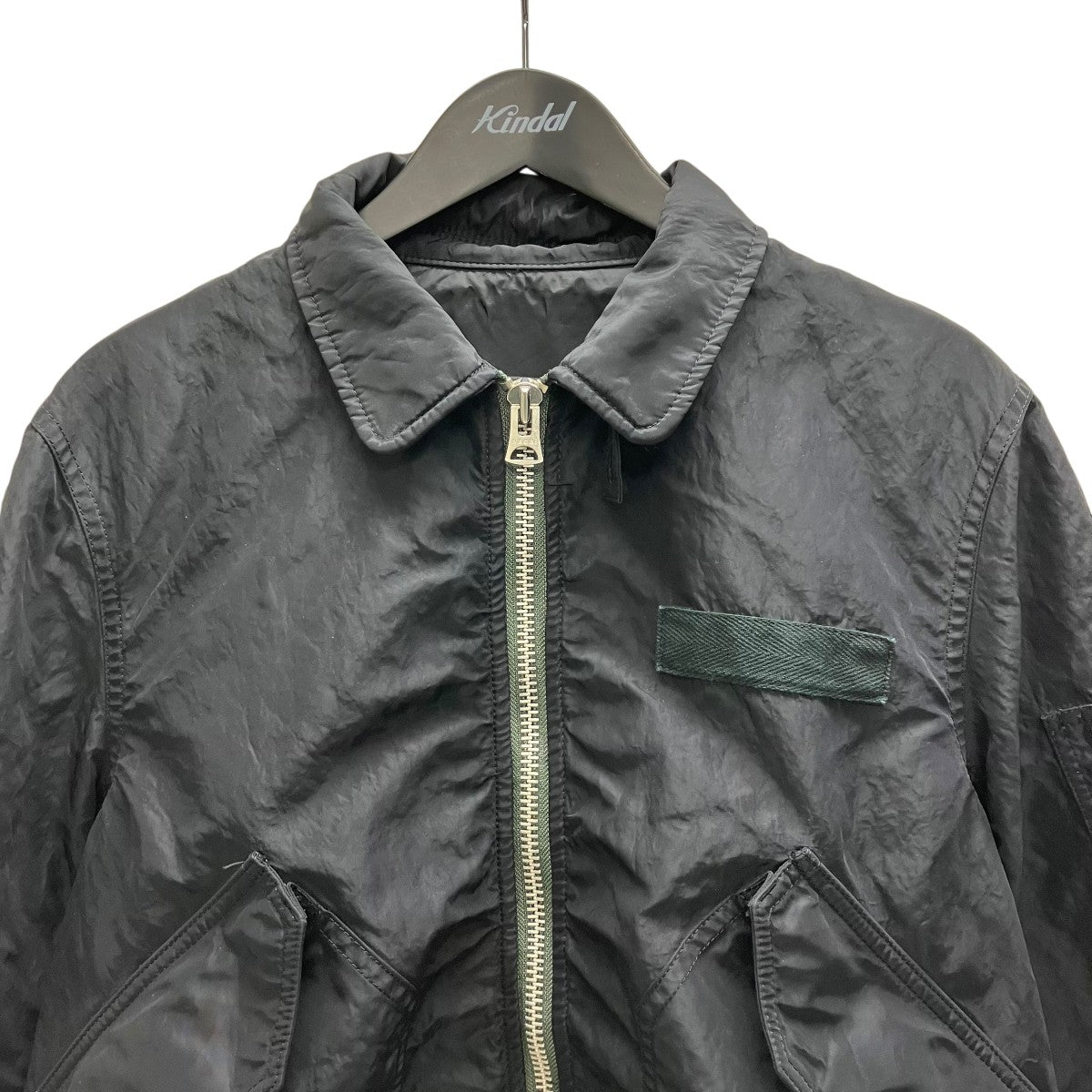 sacai 26SS Treated Nylon Twill Blouson ナイロンツイルブルゾン 古着・中古-3枚目のアイテム画像
