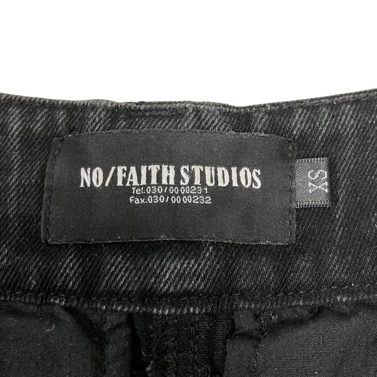 NO／FAITH STUDIOS Heavy WAVE DENIMデニムパンツ 古着・中古-7枚目のアイテム画像