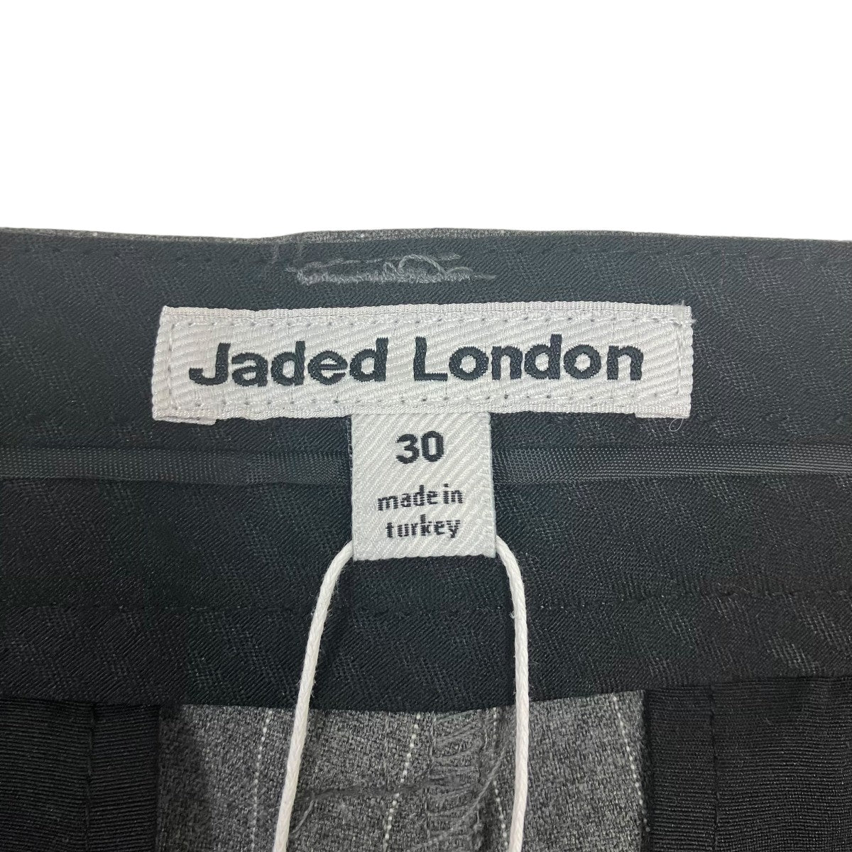 JADED LONDON(ジェイデッドロンドン) Light Grey Pinstripe Suit Pant