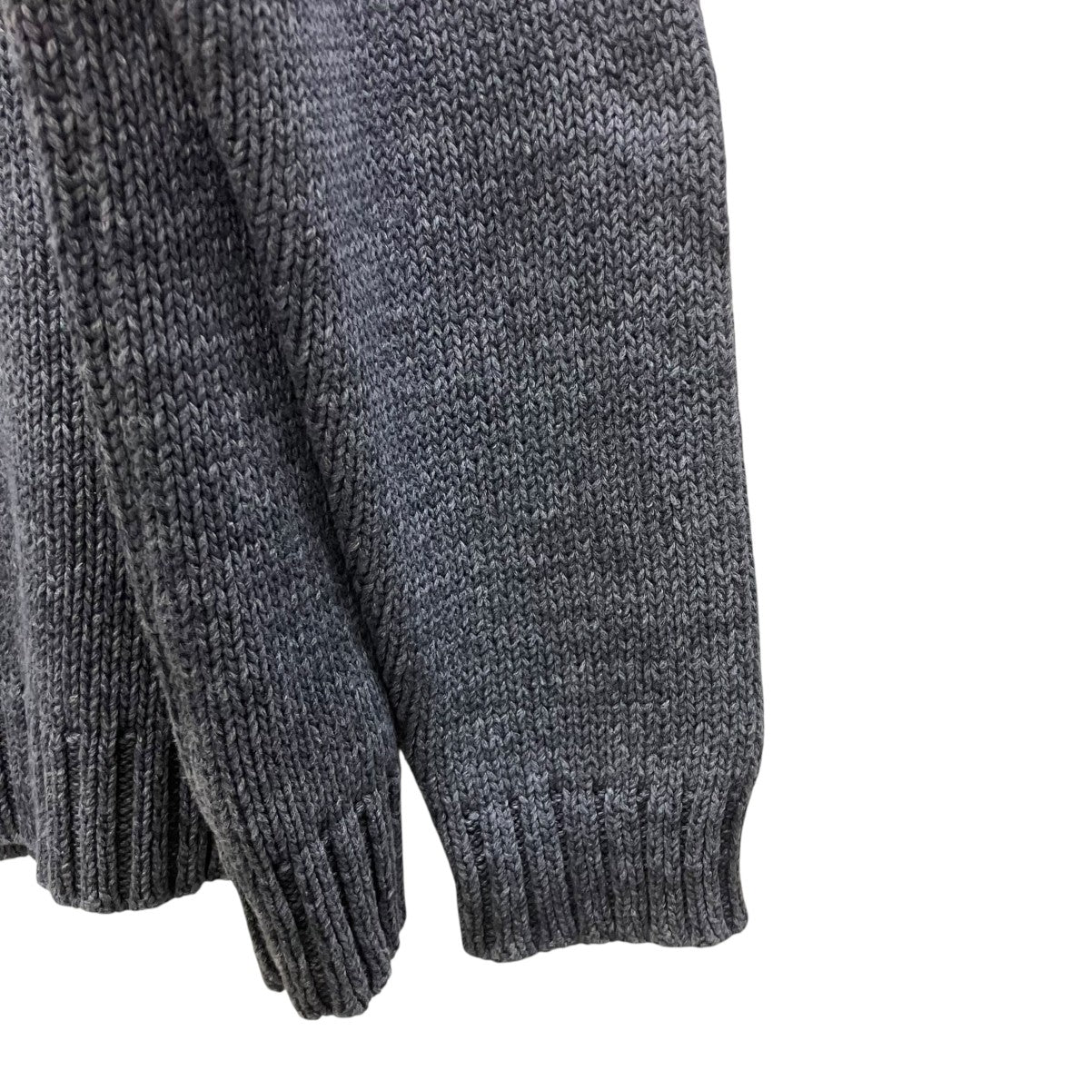 V NECK COTTON KNITVネックニット