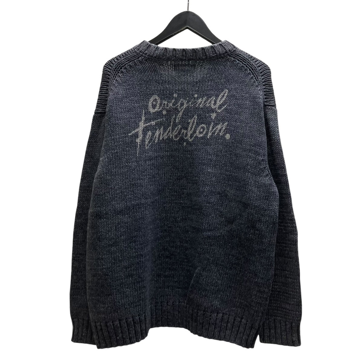 V NECK COTTON KNITVネックニット