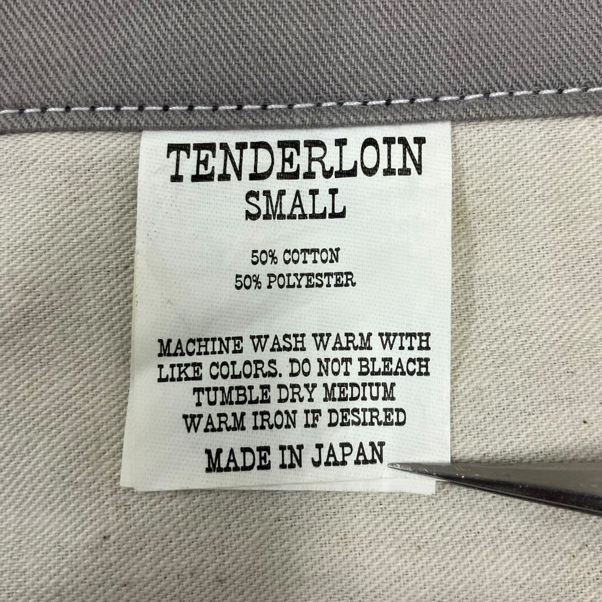 TENDERLOIN(テンダーロイン) ワークパンツ グレー サイズ S｜【公式