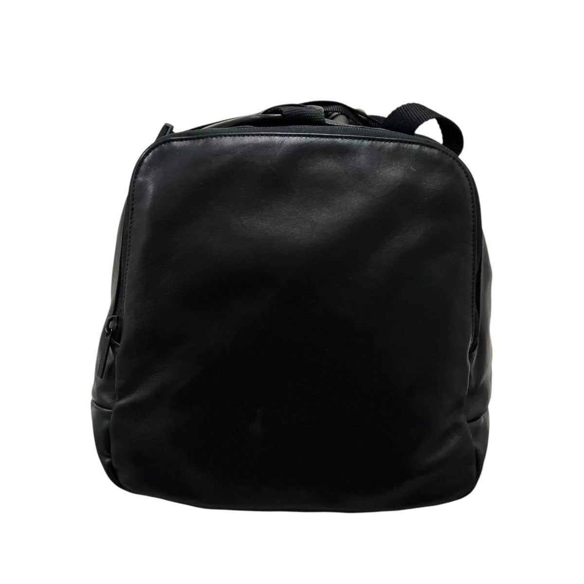 BALENCIAGA×UNDER ARMOUR GYM BAG SMOOTH GLAMOUR LATHER BG BLACK レザージムバッグ 古着・中古-2枚目のアイテム画像