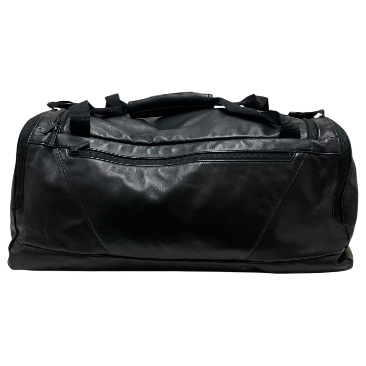 BALENCIAGA×UNDER ARMOUR GYM BAG SMOOTH GLAMOUR LATHER BG BLACK レザージムバッグ 古着・中古-3枚目のアイテム画像