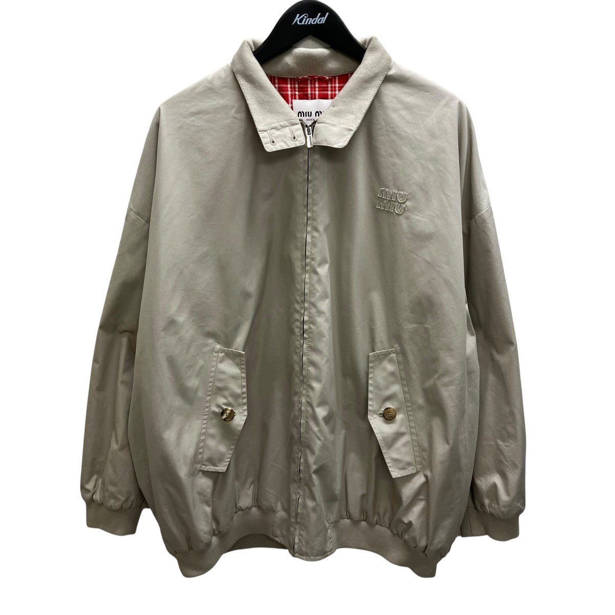 MIU MIU 25SS パナマコットンジャケット 古着・中古-1枚目のアイテム画像