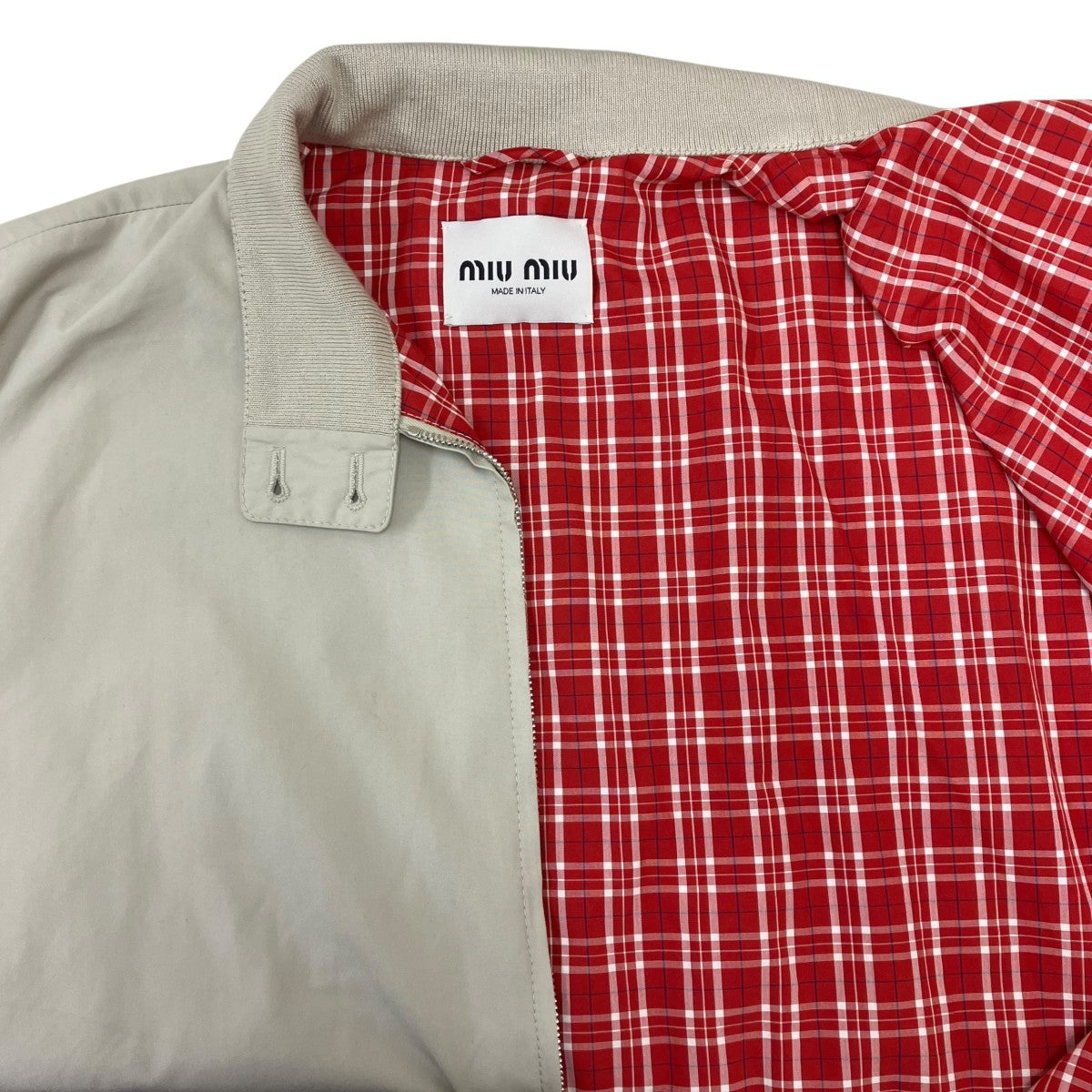 MIU MIU 25SS パナマコットンジャケット 古着・中古-5枚目のアイテム画像