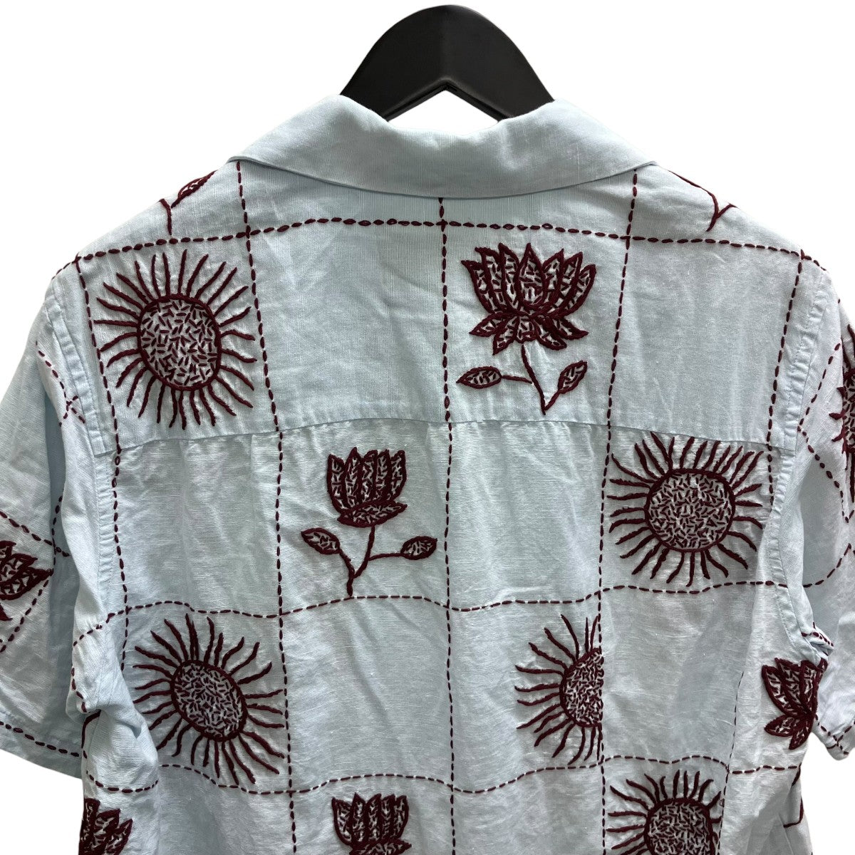 BAZISZT 刺繍シャツ 古着・中古-4枚目のアイテム画像